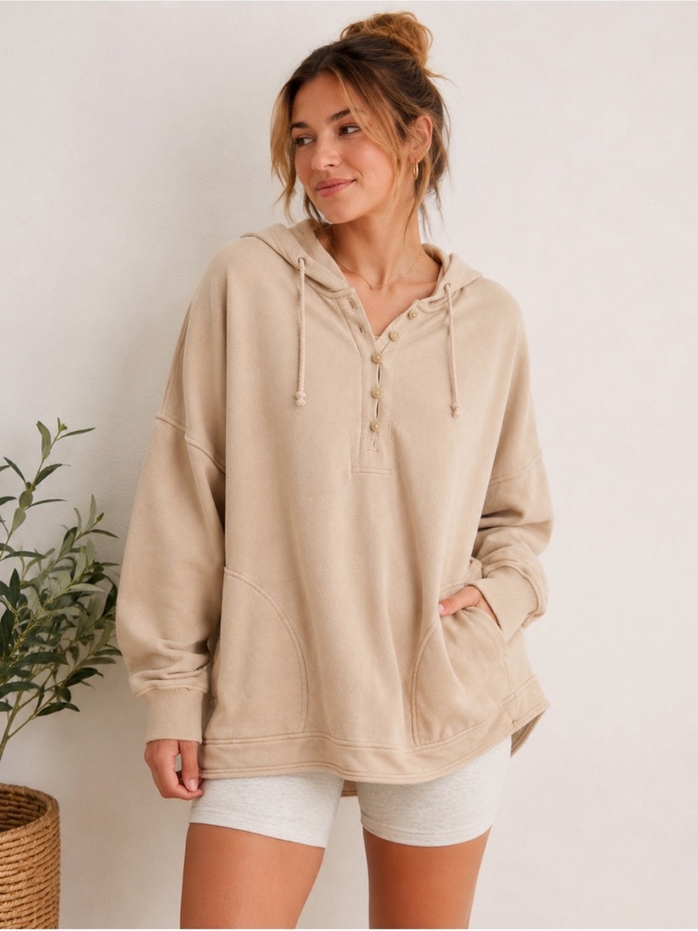Aerie Beige Sweatshirt